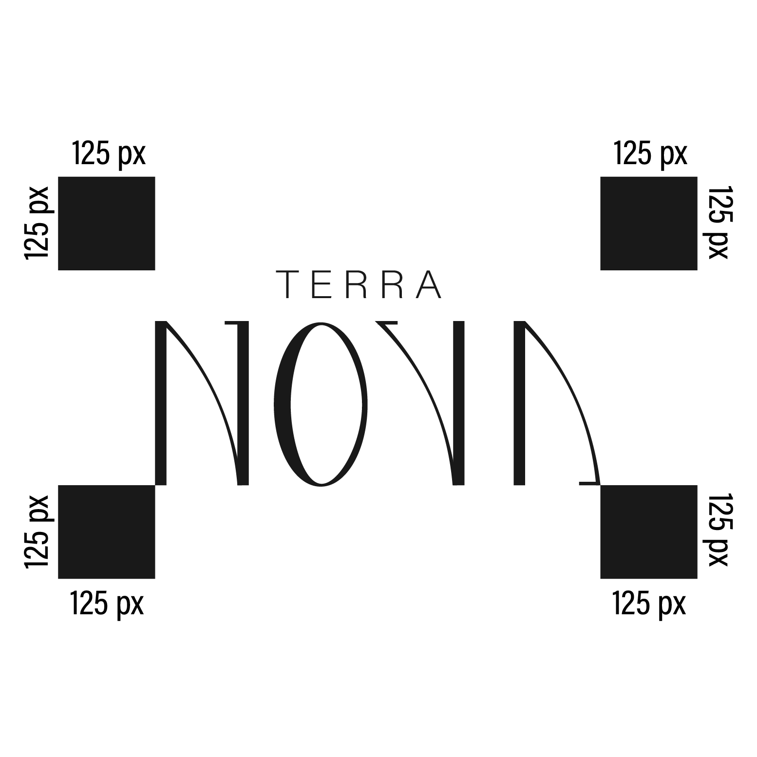 Logo TerraNova et zone de protection
